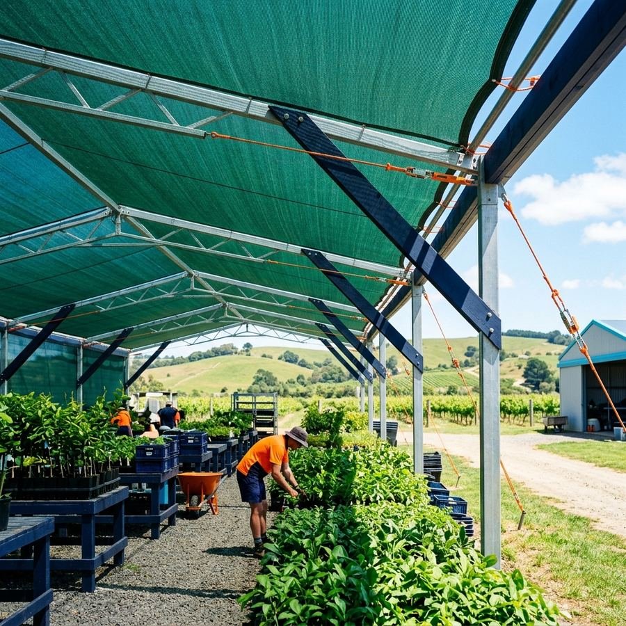 Shade Net Installation