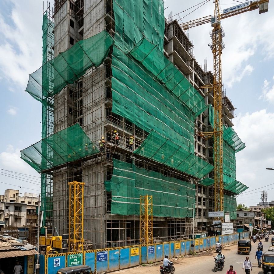 Construction Safety Nets installation 3