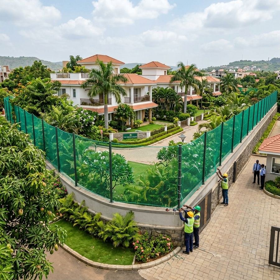 Open Area Safety Nets installation 3